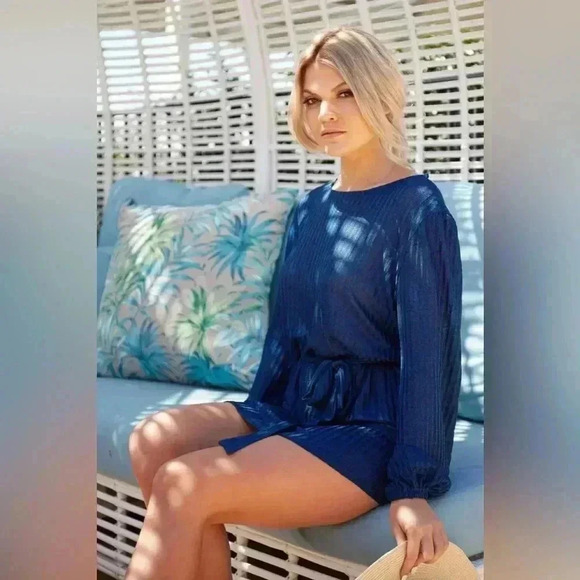 NWT Lioness Tie The Knot Dress in Navy Sz XS - Picture 4 of 9